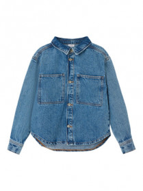 NAME IT Denim Skjorte Jakke Milo Medium Blue 