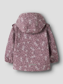 NAME IT Softshell Jakke Alfa08 Grape Shake Floral Dream