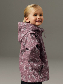 NAME IT Softshell Jakke Alfa08 Grape Shake Floral Dream