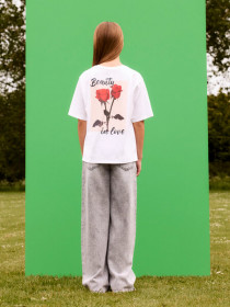 NAME IT T-Shirt Delik Bright White