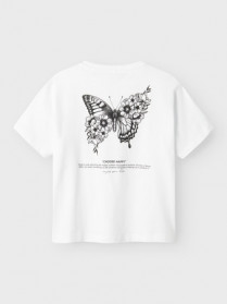 NAME IT T-shirt Dane Box Bright White Black