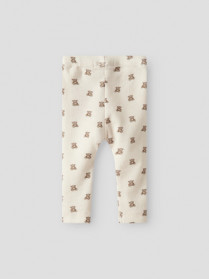 LIL ATELIER Leggings Gavo Elf Turtledove Teddy Bear