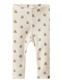 LIL ATELIER Leggings Gavo Elf Turtledove Teddy Bear