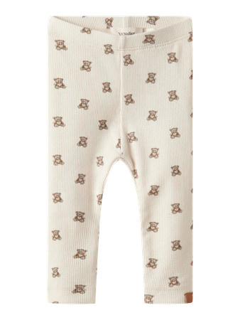 LIL ATELIER Leggings Gavo Elf Turtledove Teddy Bear