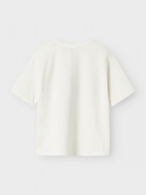 NAME IT Stitch T-shirt Fana Cloud Dancer