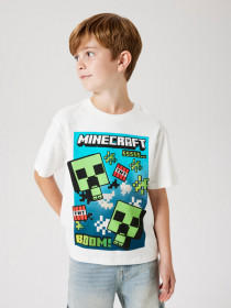 NAME IT Minecraft T-Shirt Mus Cloud Dancer