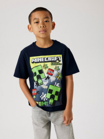 NAME IT Minecraft T-Shirt Mus Navy Blazer