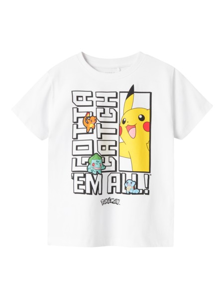 Name It T-shirt - NkmFlame Pokémon - Bright White