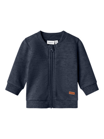 Name It Donaldo Baby Sweat Cardigan - Lange Ærmer - Navy Blazer