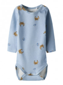NAME IT Langærmet Body Fabio Celestial Blue