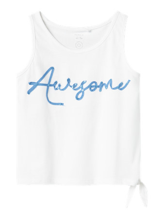 NAME IT Tanktop Fosu Bright White