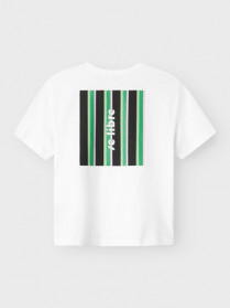  NAME IT T-Shirt Falaura Bright White Bright Green