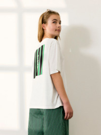  NAME IT T-Shirt Falaura Bright White Bright Green