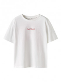 NAME IT T-Shirt Falaura Bright White Chinese Red