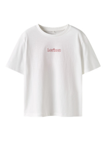 Name It Falaura T-Shirt - Bright White Chinese Red