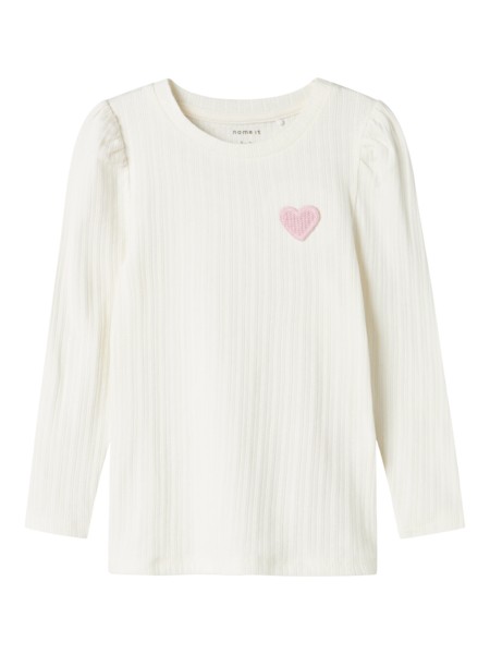 NAME IT Langærmet Bluse Dlove Cloud Dancer