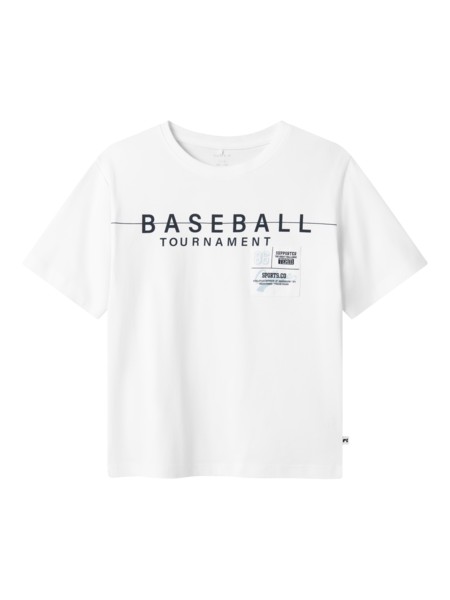 NAME IT T-Shirt Dennim Bright White