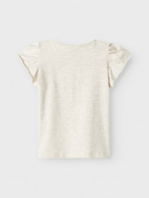 NAME IT T-Shirt Follyglitter Peyote Melange