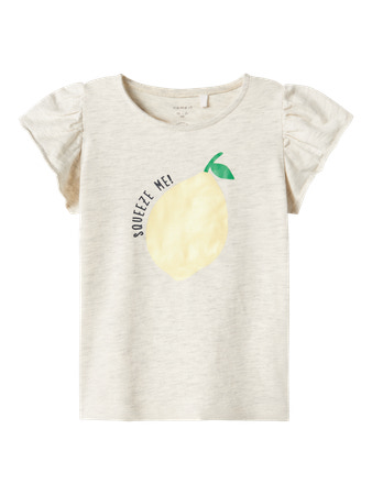 NAME IT T-Shirt Follyglitter Peyote Melange