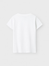 NAME IT T-shirt Foji Strawberry Bright White