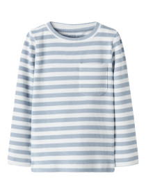 NAME IT Bluse Dekab Blue Fog Cloud Dancer