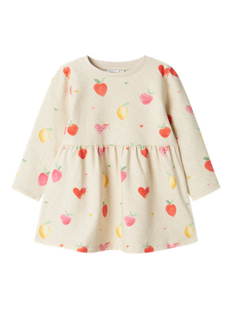 NAME IT Sweat Kjole Folina Peyote Melange