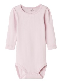 NAME IT Hulmønstret Body Dagnes Light Lilac