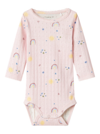 NAME IT Hulmønster Body Fabiane Light Lilac