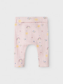 NAME IT Hulmønster Bukser Fabiane Light Lilac
