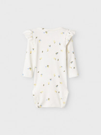 NAME IT Langærmet Body Filly Cloud Dancer