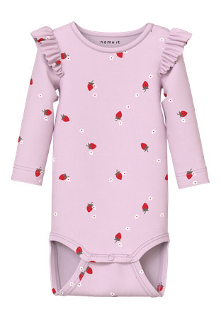 NAME IT Langærmet Body Filly Light Lilac