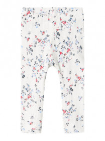 NAME IT Rib Leggings Filine Cloud Dancer