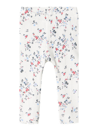 NAME IT Rib Leggings Filine Cloud Dancer