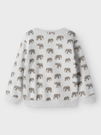 LIL ATELIER Sweatshirt Vapor Blue Elephant