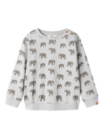 LIL ATELIER Sweatshirt Vapor Blue Elephant