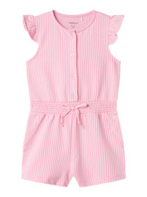NAME IT Jumpsuit Fris Bright White Pink Frosting