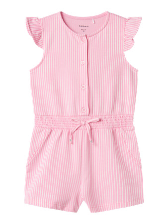 NAME IT Jumpsuit Fris Bright White Pink Frosting