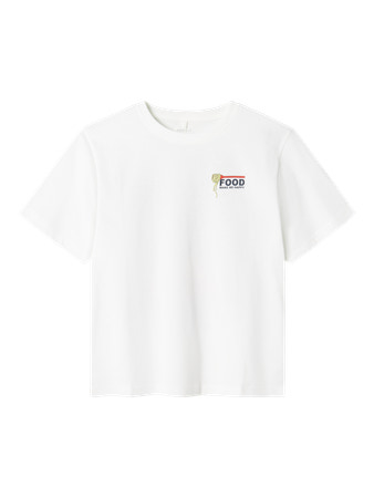 NAME IT T-shirt Fonnot Bright White Spaghetti billede