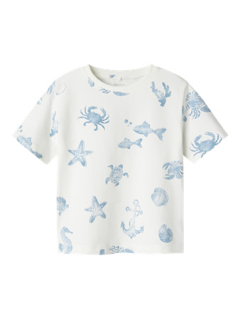 NAME IT T-shirt Fille Cloud Dancer