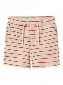 NAME IT Rib Shorts Fully Red Ochre