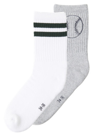 Name It Strømper Lys Grå Meleret Og Hvid 4-pak - Str. 31/33