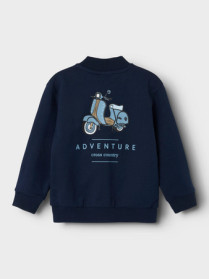 NAME IT Sweat Cardigan Footer Navy Blazer