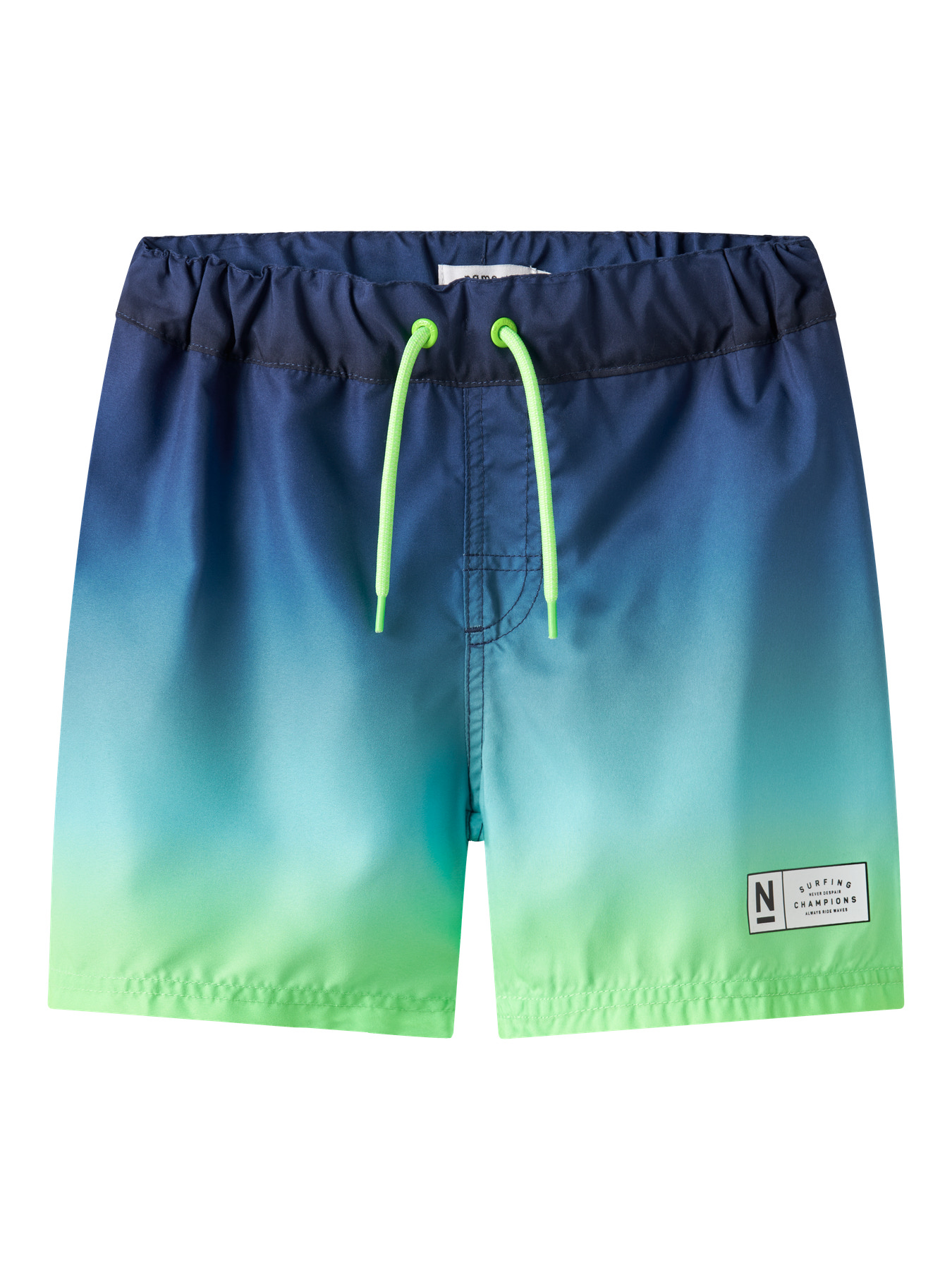 Name It Pzocca Badeshorts - Pool Blue Ombre