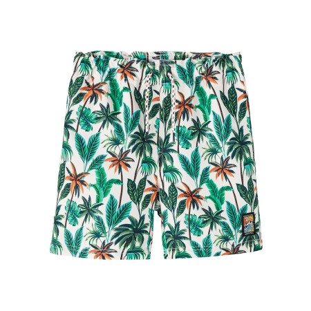 NAME IT Badeshorts Pzocca Buttercream Tropical