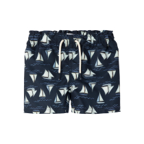NAME IT Badeshorts Zimon Dark Sapphire Boat