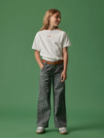 NAME IT Wide Bukser Rose Night Owl Grey Leopard