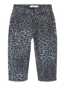 NAME IT Mom Jeans Bella Twill Nght Owl Grey Leopard