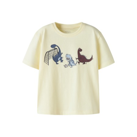 NAME IT T-shirt Victor Pear Sorbet Dino Playing