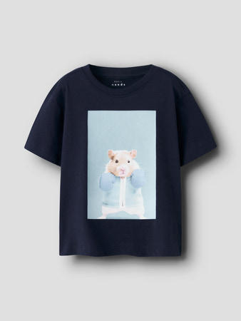 NAME IT T-shirt Voto Navy Blazer Boxing Hamster