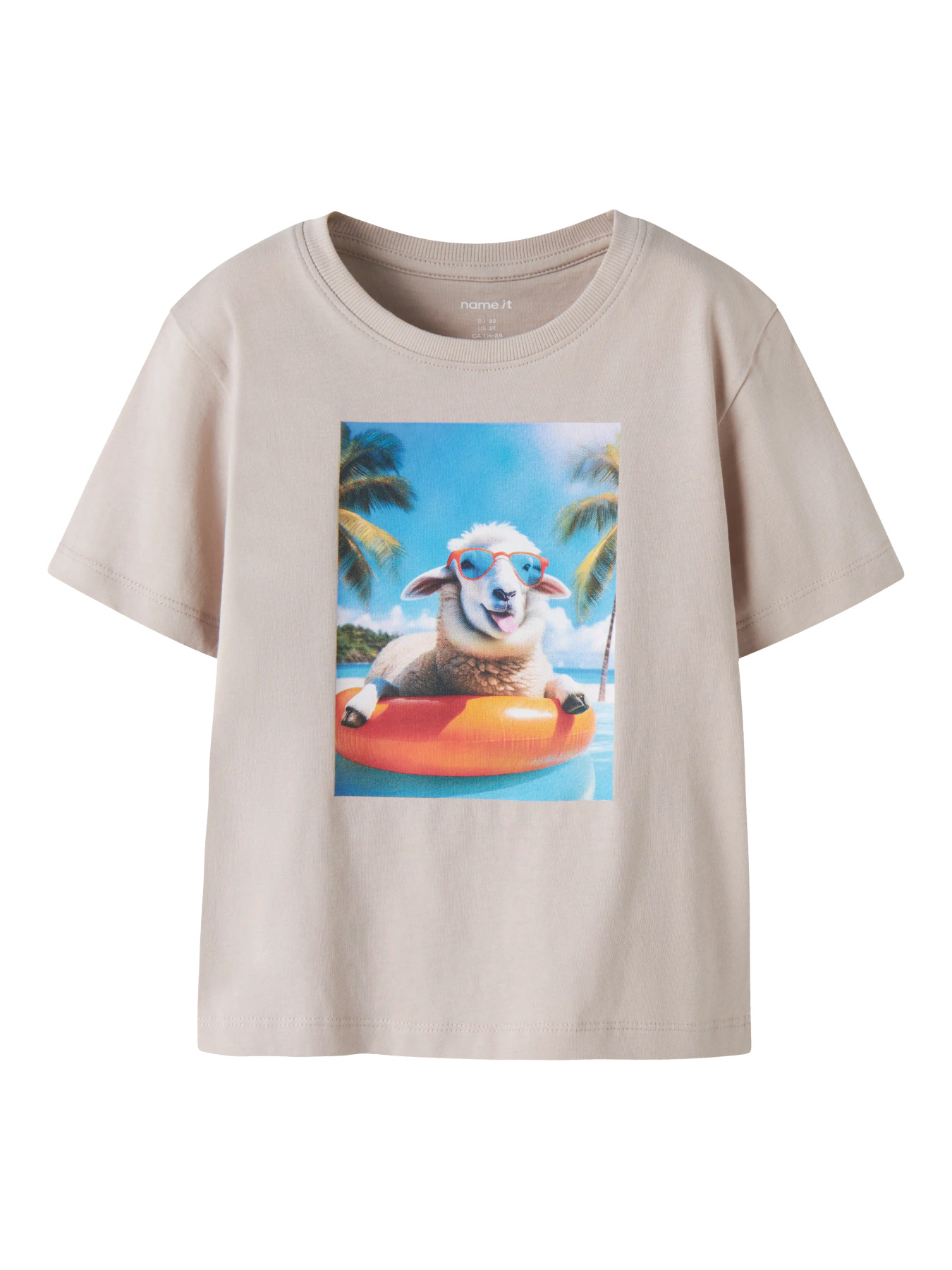 Name It T-Shirt - NmmVoto - Chateau Gray/Sheep